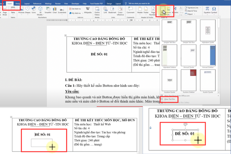 Cách khóa Text box trong Word đơn giản mà hiệu quả 