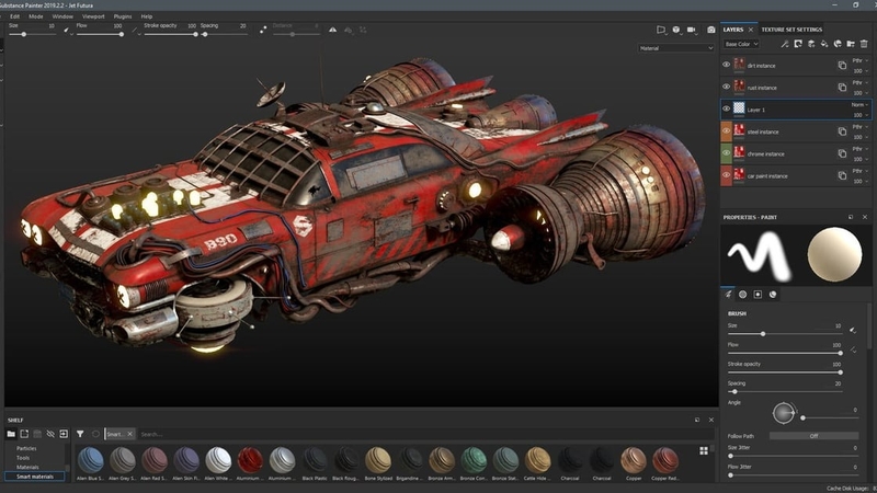 Phần Mềm Substance Painter vẽ chất liệu 3D chi tiết 